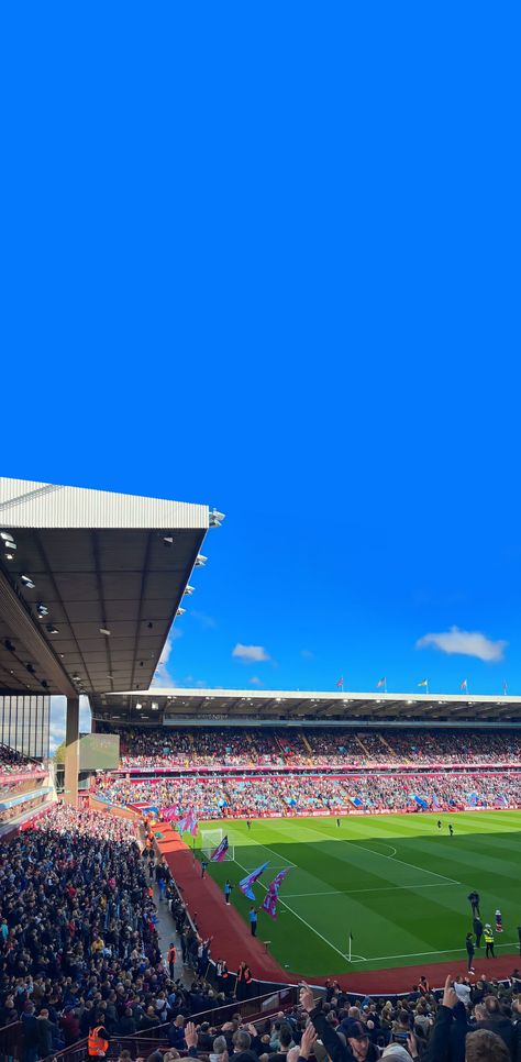 Premier League Stadiums, Aston Villa Aesthetic, Premier League Wallpapers, Aston Villa Stadium, Aston Villa Wallpaper, Football Stadium Wallpaper, Aston Villa Team, Football Aesthetics, Football Premier League