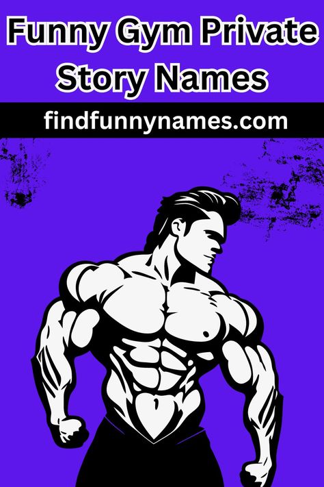 From puns to clever wordplay, we've got it all. Get ready to make your friends double-tap and share your gym stories with these catchy and entertaining private story names. Whether you choose to go with a fitness-inspired pun or a hilarious play on words, these names will show off your witty side and keep your followers engaged. #GymLaughs #FitnessFunnies #WorkoutHumor #LaughingWhileLifting #FunnyGymNames Gym Story Names, Workout Private Story Names, Gym Private Story Names Snapchat, Gym Private Story Names, Gym Puns, Private Story Names, Gym Group, Group Chat Names, Story Names