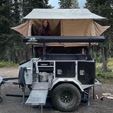 Camping Gear Trailer Diy, Off Road Camping Trailer, Overland Trailer Ideas, Camping Utility Trailer, Overland Camper Trailer, Offroad Camper Trailer, Overland Trailer Diy, Camping Trailer Ideas, Diy Camping Trailer