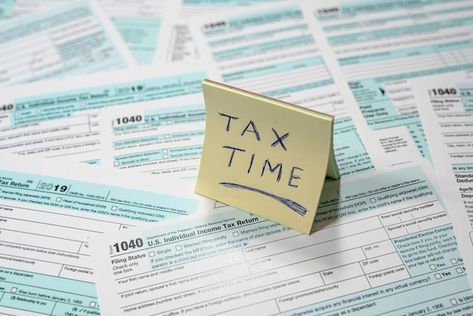 Photo many american tax forms 1040 lie m... | Premium Photo #Freepik #photo #tax-return #income-tax #tax #taxation Tax Time, Tax Forms, Income Tax Return, Piece Of Paper, A Notebook, Tax Return, Income Tax, Premium Photo, Notebook