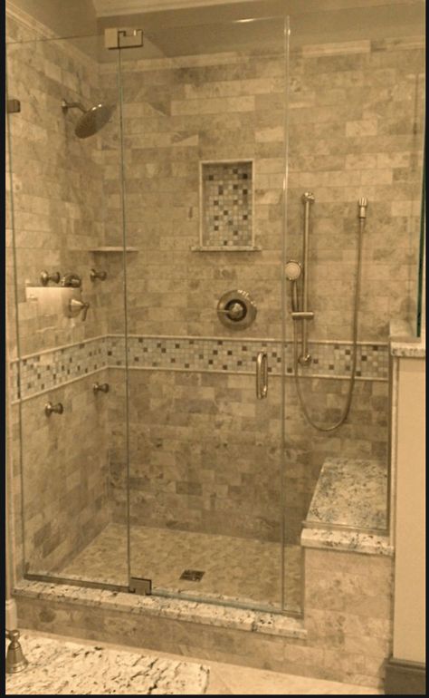 Best Tile For Shower Floor & Walls | Your 2021 Guide Best Tile For Shower Floor, Tile For Shower Floor, Beautiful Tile Bathroom, Walk In Shower Designs, Tropical Bathroom, Bathroom Remodel Shower, Corner Shower, Bathroom Design Luxury, Bathroom Floor Tiles