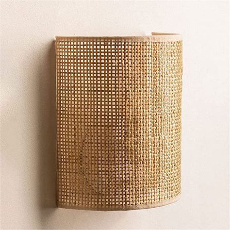 Wall Lamps Living Room, Artistic Lighting, Rattan Lamp, Bamboo Wall, Art Lamp, Crystal Wall, Rustic Walls, Wall Mounted Light, Small Living Rooms