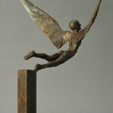 Icarus Sculpture, Icarus Myth, Small Sculptures, Mythology Art, Natural Forms, Greek Mythology, Dear Friend, No Worries, Investment