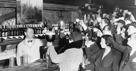 PAID STORY: A look back at New York’s prohibition era. Beer, Bar, Black And White, White, Black