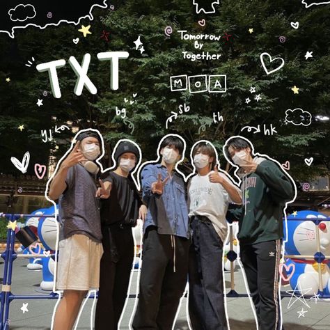 txt doodle icon Txt Doodle Icons, Txt Spotify Playlist Cover, Txt Asthetic Picture, Kpop Doodle Icons, Txt Playlist Cover, Txt Doodle, Txt Homescreen, Txt Aesthetic Icon, Txt Widget