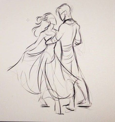 Dancing Figures Drawing, Couple Poses Drawing Dancing, Couples Dancing Sketch, Shattered Drawing Ideas, Drawing Of A Couple Dancing, Dancing Couples Drawings, Drawing Reference Poses Dancing, Drawing Dance Poses Couple, Couple Dance Sketch