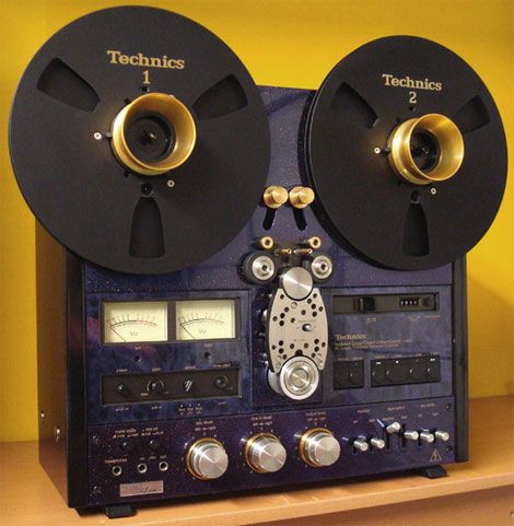 Technics Hifi, Reel To Reel, Radio Vintage, Audio Tape, Tape Deck, Audio Room, Audio Design, Custom Decks, Tape Recorder