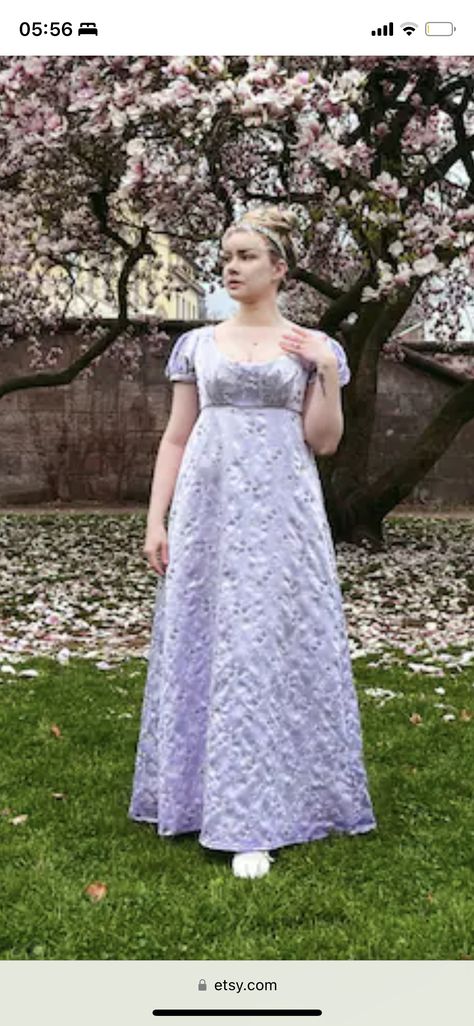 Bridgerton Ball, Regency Dresses, Regency Gown, Regency Dress, Dress Purple, Narnia, Historical Fashion, Purple Dress, Ball Gowns