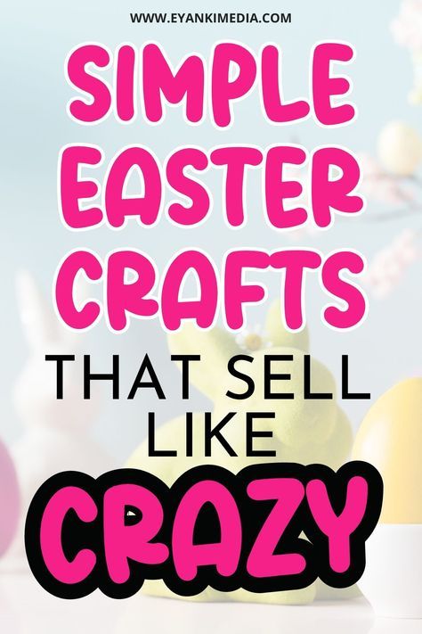 Looking for DIY Easter crafts to sell? You will find the best Easter crafts ideas you can make to sell or use as inspiration to make gifts for family and friends. Easter Craft Gift Ideas, Spring Sewing Crafts To Sell, Easter Sales Ideas, Easter Bazaar Ideas, Easter Gift Crafts, Ideas For Spring Craft Shows, Easter Market Ideas, Easter Crafts For Adults To Sell, New Craft Ideas For 2023 To Sell