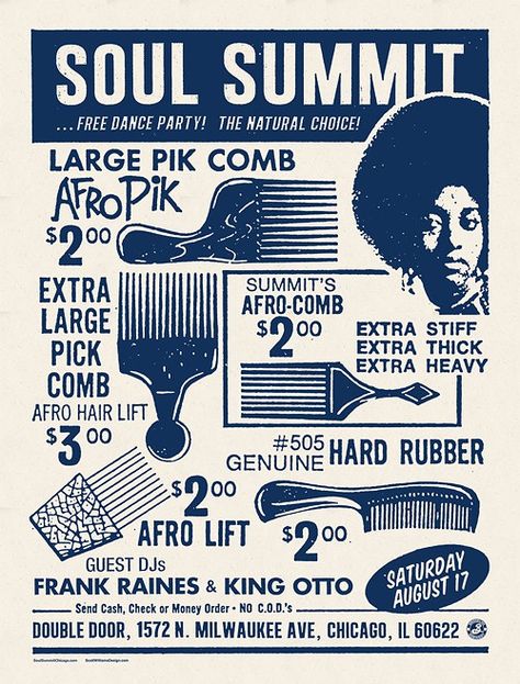 Soul Summit Poster Afro Ideas, Ballroom Aesthetic, Natural Afro, Cool Album Covers, Propaganda Art, Gig Poster, Afro Hair, Graphic Design Fun, Gig Posters