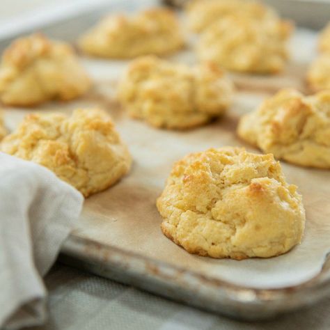 Butter Drop Biscuits, Lyme Diet, Cookie Muffins, Einkorn Bread, Drop Biscuits Recipe, Flour Biscuits, Einkorn Recipes, Einkorn Flour, Grain Recipes