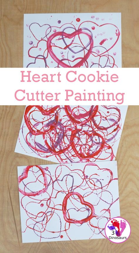 Paint Ideas For Preschoolers Fun Activities, Valentines Day Activity For Kindergarten, Valentine’s Day Crafts Preschool Easy, Heart Crafts For Kindergarten, Heart Art Projects For Toddlers, Valentine's Preschool Crafts, Craft Day For Kids, Valentine’s Day Projects Preschool, Toddler Crafts February