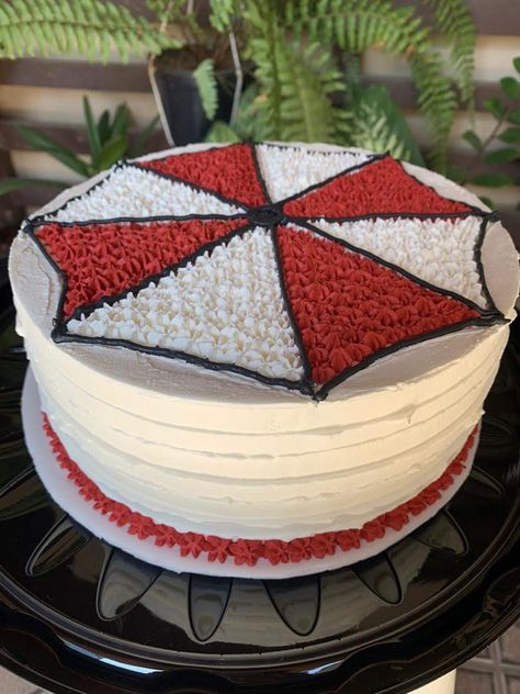 Resident Evil Cake Ideas, Resident Evil Cake, Tyrant Resident Evil, Birthday 2023, Umbrella Corporation, Resident Evil Collection, Cake Games, Hello Kitty Iphone Wallpaper, Let Them Eat Cake