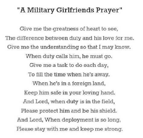 Military girlfriend prayer can't go a day without praying for him National Guard Girlfriend, Proud Army Girlfriend, Usmc Girlfriend, Military Boyfriend, Marines Corps, Air Force Girlfriend, Marine Tattoo, Military Relationships, Bf Goals