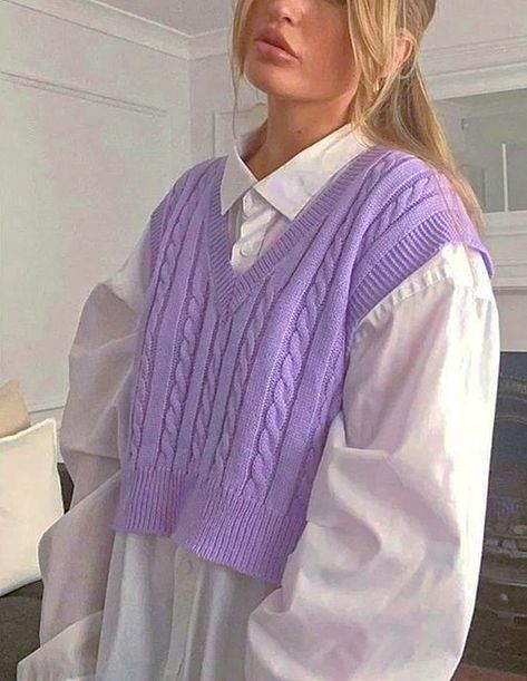 American girl aesthetic outfit / dark academia / fashion 2021 /мода 2021 / tetlassova Purple Academia, Cardigan Outfit Aesthetic, Light Academia Outfit, Lavender Outfit, Academia Aesthetic Outfit, Magic Clothes, Stylish Outfits Casual, Dark Academia Outfit, Academia Outfits