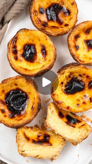 858K views · 56K likes | Catherine Zhang on Instagram: "Portuguese egg tarts with a buttery flaky crust 🧈

My favourite kind of egg tarts, with a super flaky pastry and sweet custard. Now you can make them at home too 😉

Link to the recipe in my bio or here: https://zhangcatherine.com/pastel-de-nata/
.
.
.
#portugueseeggtart #eggtart #pastry #baking #recipe" Catherine Zhang, Portuguese Egg Tart, Sweet Custard, Baking Recipe, Egg Tart, Flaky Pastry, Flaky Crust, Food Board, Custard