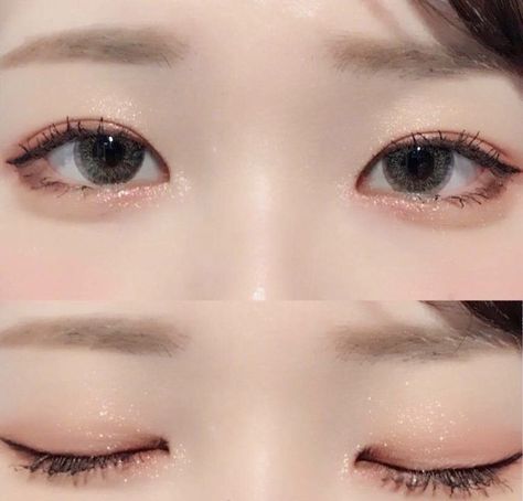 Korean Puppy Eyes, Puppy Eyes Makeup, Hairstyles Bows, Inspo Poses, Woman Aesthetic, Anime Makeup, Korean Eye Makeup, Selfie Inspo, Ulzzang Makeup