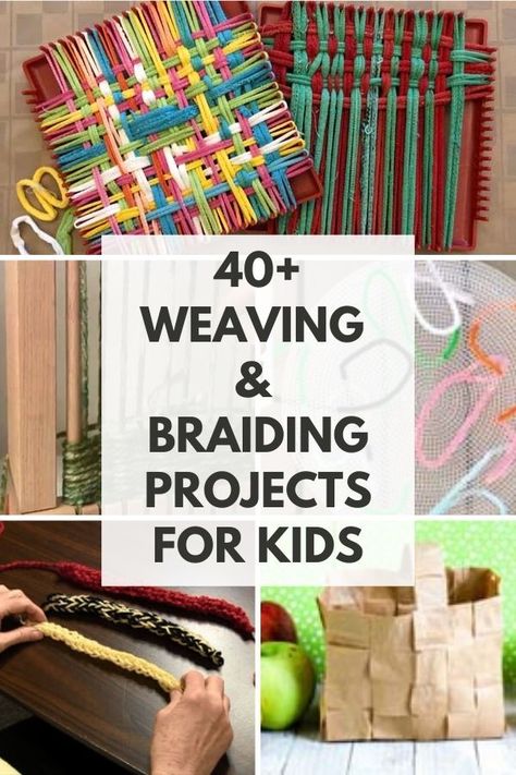 Finger Weaving For Kids, Ahg Woven Theme, Ahg Woven, Weaving Projects For Kids, Macrame For Kids, Weaving Loom For Kids, Diy Halloween Spider Web, Kids Weaving Projects, Art Crafts For Kids