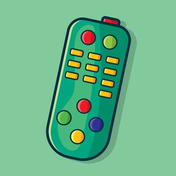 electronic remote control vector illustration in flat style #AD , #sponsored, #control, #remote, #electronic, #vector, #style Remote Illustration, Science Cartoons, Fonts Calligraphy, Art Fonts, Flat Style, Styled Stock, Fashion Flats, Remote Control, Stock Vector