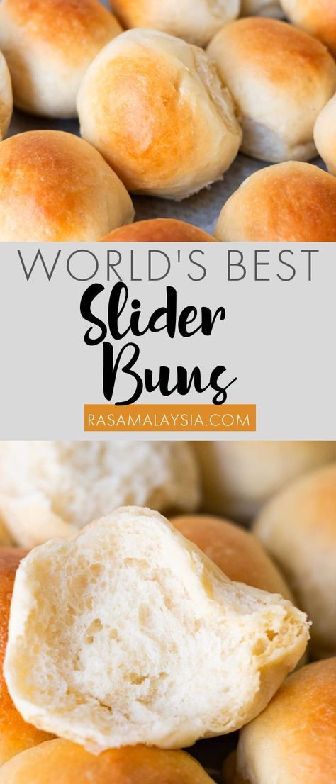 Slider Bread Recipe, Slider Buns Recipe, Homemade Sliders, Buns Recipe Easy, Easy Slider, Homemade Buns, Baking Buns, Buns Recipe, Slider Buns