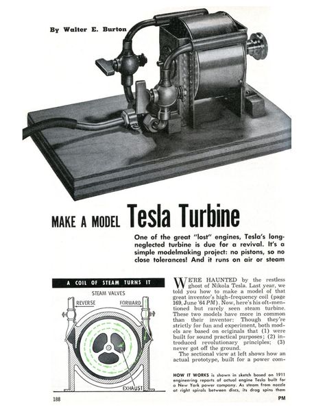 Make a model Tesla Turbine | Tesla Universe Popular Mechanics Projects, Tesla Turbine, Tesla Technology, Steam Turbine, Making A Model, Metal Working Projects, Weird Science, Popular Mechanics, Tesla S