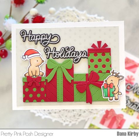 Pretty Pink Posh Cards, 2024 Card, Cathy Zielske, Holiday Script, Papercraft Ideas, Pretty Pink Posh, Lavinia Stamps, Paper Gift Tags, 2024 Christmas