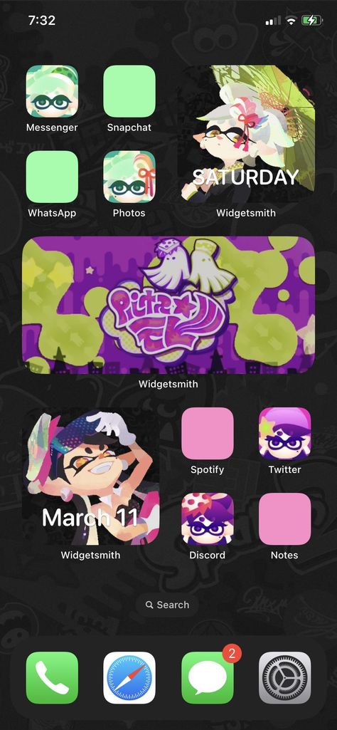 Splatoon Home Screen Ideas, Splatoon Homescreen Layout, Splatoon Iphone Theme, Splatoon Phone Layout, Splatoon Home Screen, Splatoon Phone Theme, Squid Sisters Wallpaper, Splatoon Wallpaper Desktop, Splatoon Wallpaper Iphone