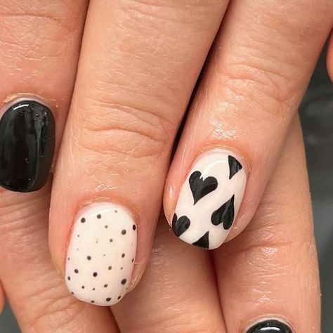 Gel Paint, Heart Nail Designs, Heart Nail Art, Black Betty, Pinterest Images, Heart Nails, Cuticle Oil, Funky Nails, Valentine's Day Nails