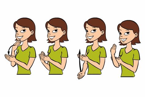 ASL Sign for Good | Figure: Good Morning in Baby Sign Language #signlanguagefortoddlers #signlanguageforkids Sign Language For Toddlers, Sign Language Basics, Simple Sign Language, Asl Sign Language Words, Sign Language For Kids, Sign Language Lessons, Sign Language Phrases, Sign Language Interpreter, Sign Language Words