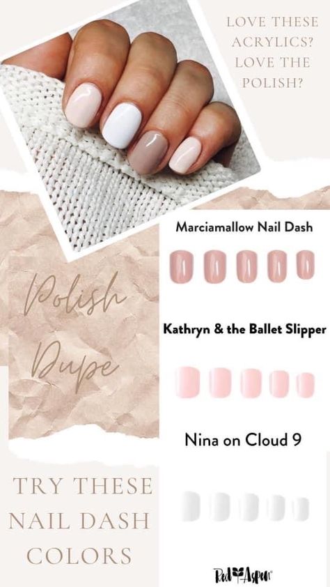 Nail Dash Combos, Red Aspen Nail Dash Combos 2023, Red Aspen Nail Dash Combos, Red Aspen Nail Dash, Nail Combos, Aspen Nails, Nail Dashes, Self Nail, Mani Ideas