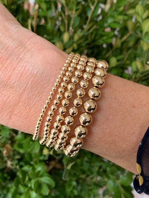 Sydney Fashion, Gold Bead Bracelet, Gold Bead Bracelets, Ball Bracelet, Mens Gold Bracelets, Layered Bracelets, Unisex Accessories, Measuring Tape, Add Ons