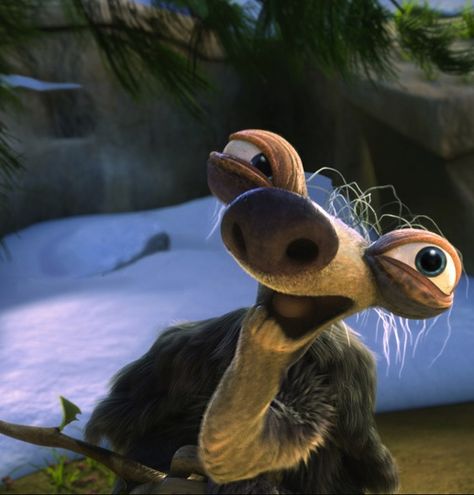 Hahahaha just love Ice age Ice Age Granny, Ice Age Sloth, Book Gif, Movie Memes, Dreamworks Trolls, Goofy Pictures, Ice Age, Woodland Party, Dreamworks