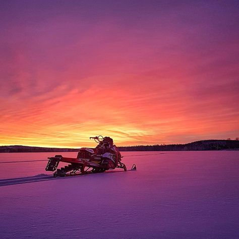 Snowmobile Pictures With Friends, Snowmobile Silhouette, Snowmobiles Quotes, Cool Snowmobile Pictures, Sledding Snowmobile, Purple Sky, Snowmobile, Sydney Opera House, Skiing