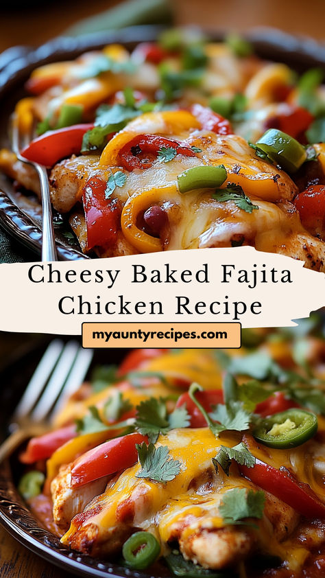 This Cheesy Baked Fajita Chicken recipe brings the bold flavors of Tex-Mex to your dinner table with ease. Juicy chicken breasts are topped with a zesty fajita seasoning blend, then smothered in sautéed bell peppers, onions, and gooey melted cheese. Baked Fajita Chicken, Authentic Swedish Meatballs, Stuffed Chicken Breast Cream Cheese, Swedish Meatballs Recipe, Swedish Cuisine, Fajita Chicken, Meatballs And Gravy, Baked Chicken Fajitas, Chicken Fajita Recipe