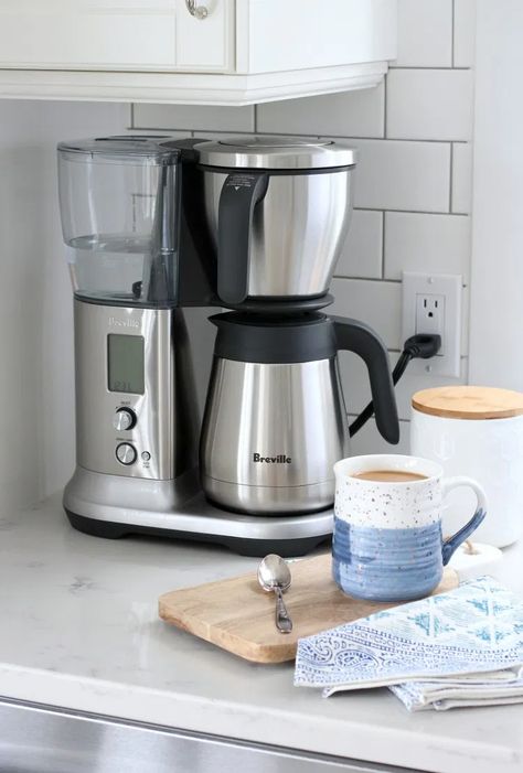 We're loving the look and function our new Breville Precision Brewer™ Thermal coffee maker. Connecting over coffee couldn't be easier or more delicious! #ad #brevillecoffeemaker Diy Kitchen Projects, Quick Coffee, Best Coffee Maker, Kitchen Paint Colors, Espresso Machines, Stove Top Espresso, Coffee Spoon, Cup Coffee, Coffee Roasters