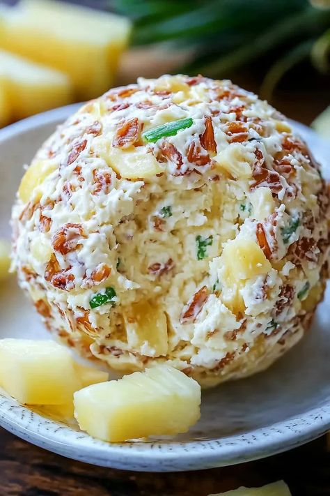 Ham And Pineapple Cheeseball, Pineapple Cheese Ball Recipes Best, Hawaiian Cheese Ball, Hawaiian Cheese Ball Recipe, Jalapeno Cheeseball, Pineapple Cheeseball Recipes, Pineapple Cheeseball, Pineapple Cheese Ball, Pineapple Cheese