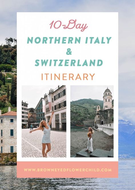 One of the most memorable trips you could take in Europe is a journey through Northern Italy and Switzerland. Discover the best 10-day itinerary for you to experience the best of this area. #NorthernItaly #Switzerland #NorthernItalySwitzerland #Italy 10 Day Switzerland Itinerary, Paris And Switzerland Itinerary, Italy To Switzerland Train, Italy Switzerland France Itinerary, Paris Switzerland Italy Itinerary, Switzerland To Italy Itinerary, Switzerland And Northern Italy, Germany Switzerland Italy Itinerary, Italy Switzerland Germany Austria Itinerary 10 Day