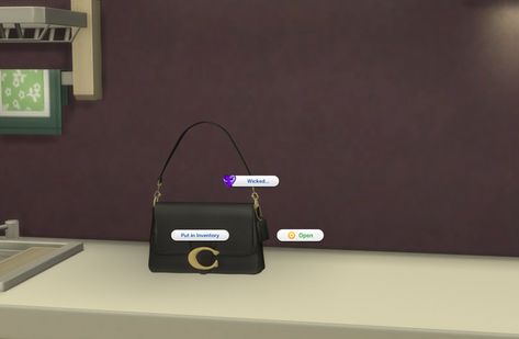 Leather Tabby Bag Functional | Patreon Sims 4 Cc Purse Patreon, Sims 4 Functional Bag, Sims 4 Functional, Coco Games, Bag Display, Sims 4 Cc Mods, Sims 4 Game, Sims 4 Build, Sims 4 Cc Finds