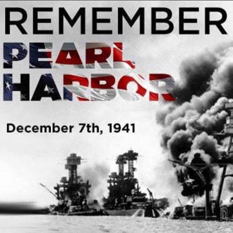 December 7 1941 - At just shy of 8am the Empire of Japan began its surprise attack on the United States Naval Base in Pearl Harbor which was to last nearly seven hours. There were simultaneous attacks by Japan on the Philippines Guam Malaya Singapore and Hong Kong. The attack was intended as a preventative measure to keep the US Pacific Fleet from interfering in Japan's Southeast Asian endeavors. Naturally the US declared war on Japan afterwards and thus entered World War Two. #DailyHistory ... Remember Pearl Harbor, Pearl Harbor Day, Thanks For Your Service, Patriotic Images, Patriotic Pictures, Happy National Day, Army Images, Uss Arizona, Pearl Harbor Attack