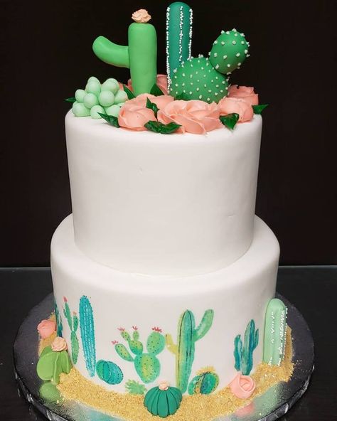 Cactus Cake, 11th Birthday, Baby Shower Cake, Shower Cake, Shower Cakes, Baby Shower Cakes, Baby Shower Themes, Cupcake Cakes, Cake Decorating