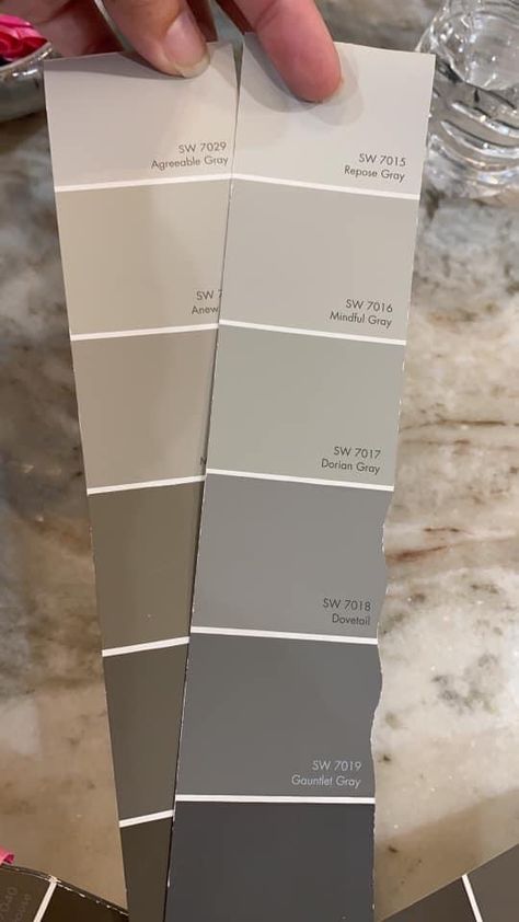 Grey Flooring Wall Color Ideas, Cabinets Organization Ideas, Kitchen Cabinets Organization Ideas, Kitchen Cabinets Organization, Organization Ideas Kitchen, Industrial Living Room Design, Colors For Home, Room Color Combination, Crown Paints