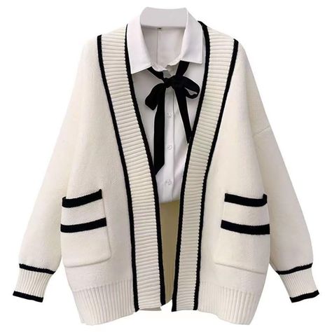 PRICES MAY VARY. 90% polyester/14% rayon Button closure [Material]:This kawaii women long-sleeved knitted cardigan sweater is made knitted fabric(90% polyester/10% rayon),soft and cozy,skin-friendly,comfortable to wear,spring ,autum and winter. [Size]:Small,Medium,Large,X-Large and XX-Large, S:recommended weight(88-104)ib,M:recommended weight(104-115)ib,L:recommended weight(115-126)ib, XL:recommended weight(126-140)ib. [Feature]:womens japan cute cardigan sweater kawaii jk uniform cardigan,kawai Preppy Mode, Kawaii Sweater, Knit Sweater Coat, Outfits Mit Shorts, Cardigan Casual, Long Sleeve Knitted Cardigan, Pullover Outfit, Cute Cardigans, Long Sleeve Knit Sweaters