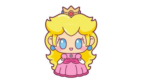 Cómo dibujar a la Princesa Peach fácil Peach Mario Bros, Peach Mario, Princesa Peach, Mario Bros, Sofia, Mario, Kawaii