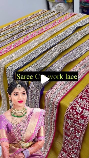 Saree Maggam work lace
👉Watch Full video on my YouTube channel 

❇️Huge Varieties 
❇️Fits in all budgets 
❇️High quality 
... | Instagram Maggam Work Lace For Saree, Maggam Work Sarees, Fancy Store, Lace Saree, Maggam Work, Work Sarees, My Youtube Channel, Sewing Dresses, Youtube Channel