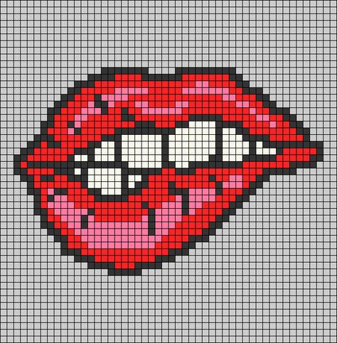 Alpha pattern #73849 variation #135441 | BraceletBook Graph Pictures Crochet Patterns, Pop Art Cross Stitch Pattern, Glass Theme, Glass Art Pictures, Paper Pieced Quilt Patterns, Pixel Art Grid, Graph Paper Art, Pixel Crochet, Paper Pieced Quilt