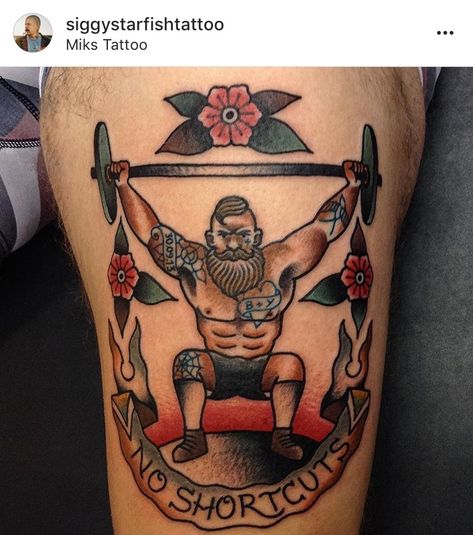 Circus Strongman Tattoo, Traditional Tattoo Weight Lifter, Strong Man Tattoo, Boxing Tattoo, Boxer Tattoo, Boxing Tattoos, Swallow Tattoo Design, Fighter Tattoo, Tattoo Character