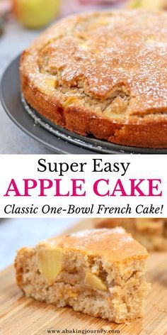 French Desserts Easy, Apple Recipes Easy Healthy, Low Sugar Cakes, Gluten Free Apple Recipes, Apple Cake Recipe Easy, Easy French Recipes, Recipes French, Apple Recipes Healthy, Easy Apple Cake