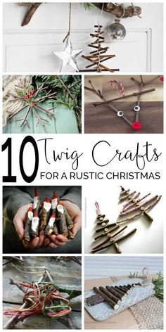 Homemade Christmas Ornaments Diy, Twig Christmas Tree, Crafts For Christmas, Twig Crafts, Twig Art, Christmas Crafts To Sell, Christmas Crafts For Adults, Christmas Crafts To Make, Christmas Tree Crafts