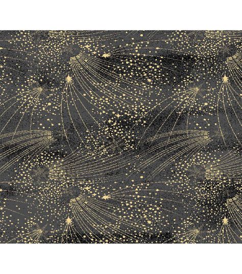 Width: 44 InchesContent: 100% CottonCare: Machine Wash Gentle Cold, Non - Chlorine Bleach, Tumble Dry Low, Cool IronImported Constellation Quilt, Stars And Constellations, Celestial Stars, Star Constellations, Black Quilt, Free App, Joanns Fabric And Crafts, Shooting Stars, Black Metallic