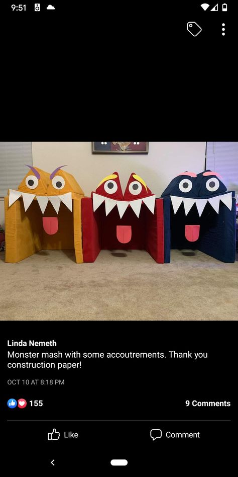 Halloween Nugget Build, Couch Monster, Nugget Builds, Nugget Ideas, Foam Couch, Nugget Couch, Easy Renovations, Play Couch, Couch Ideas